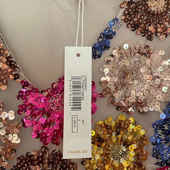 Trina Turk Sequin Shift Dress - Picture 4 of 7